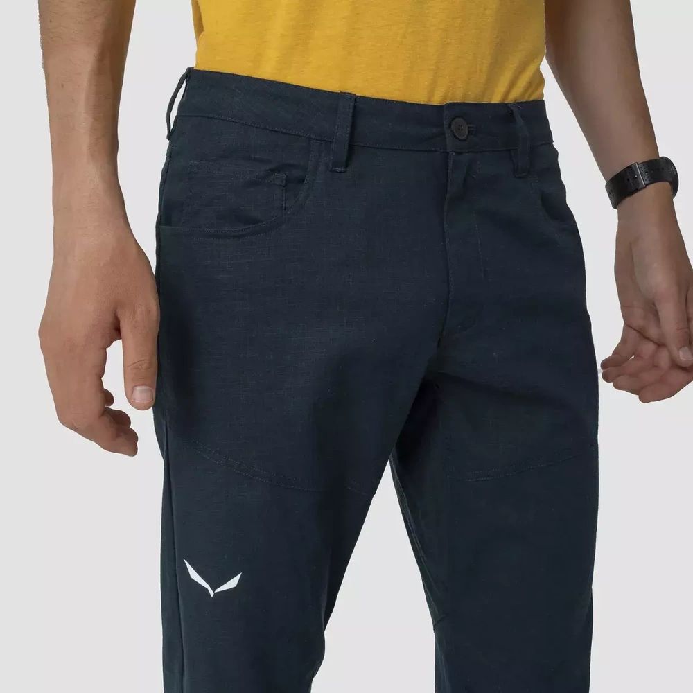 Spodnie Męskie Salewa 5 Pockets Hemp - navy blazer