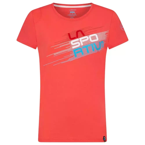 Koszulka La Sportiva Stripe Evo T-Shirt W - Hibiscus